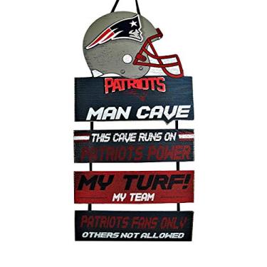 Imagem de Placa de caverna do New England Patriots