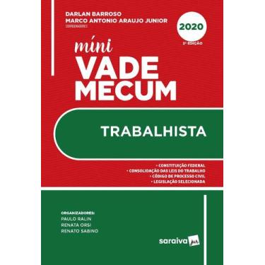 Imagem de Livro - Mini Vade Mecum Trabalhista - 2ª edição de 2020 (Meu Curso)