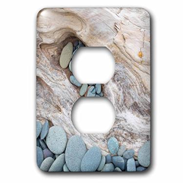 Imagem de 3D Rose LSP_251510_6 Washington, Parque Nacional Olímpico. Madeira e pedros. Capa de tomada 2 plugues