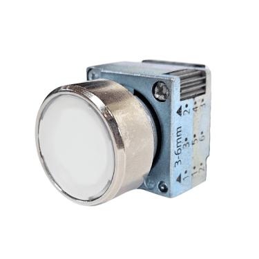 Imagem de Botão Frontal Saliente Metálico Incolor 3SB3501-0BA71 - Siemens