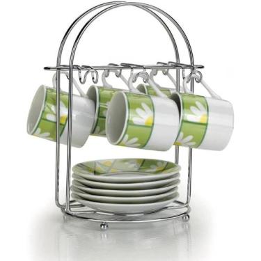 Imagem de Organizador Suporte Para Xicaras E Pires Café Cozinha Premium - JRD