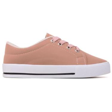 Imagem de Tenis Infantil Feminino Star Casual Menina Menino Lançamento, Nude, 33