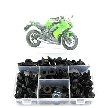 Imagem de Kit de parafusos de carenagem Xitomer, ForKAWASAKI Ninja 650 ER-6F 12-16, kits de montagem/porcas/fixadores/ilhós/ilhósxitomer preto FBT00496BK