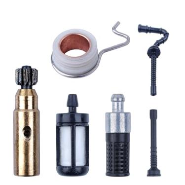 Imagem de AUMEL Kit de filtro de óleo de engrenagem sem-fim de bomba de óleo para Stihl MS250 MS230 MS210 025 023 021 peças de motosserra substituir OEM para 1123 640 3800, 1123 647 9400, 1123 640 7101, 1123