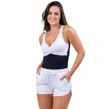 Imagem de Conjunto Kit Maiô Com Bojo + Short Com Ajustes Nas Laterais - HYPE MOD