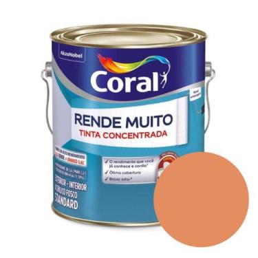 Imagem de Tinta Acrílica Coral Rende Muito Fosca Standard 3,2 Litros - AKZO NOBE