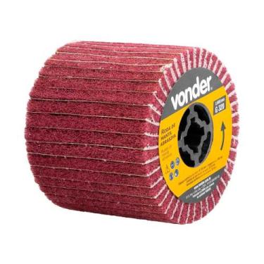 Imagem de Roda de lixa e manta abrasiva 120x100 12.69.138.032 gr 320 - Vonder