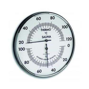 Imagem de Termo-higrometro para sauna alemao 20+120 c umidade 0+100% incoterm.