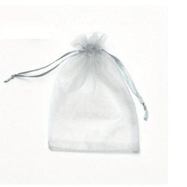 Imagem de Saco Saquinho Organza Tule Liso 8cm x 10cm Pct Com 10un - Sekich, PRAT