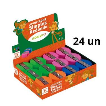 Imagem de Apontador De Lapis Redondo Com 24 Un Leo Leo Atacado - leo e leo