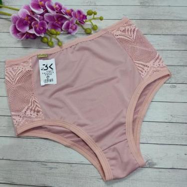 Imagem de 10 calcinha calçola hot pants senhora cintura alta confortável tecido 