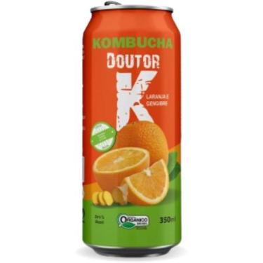 Imagem de Kombucha Orgânica Sabor Laranja e Gengibre 350ml DRK - Kombucha Doutor