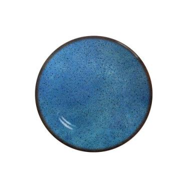 Imagem de Prato Sobremesa Coup Egito Cerâmica Faiança Azul 21cm Ref.5503203 Alle