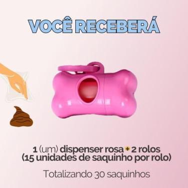 Imagem de Kit Refil Cata Caca Saco Saquinho Coletor Lixo Coco Pet Cães Gatos Hig
