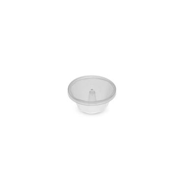Imagem de MINI FORMA P/ PUDIM C/ TAMPA 80ml C/20 UN - PLASTILÂNIA