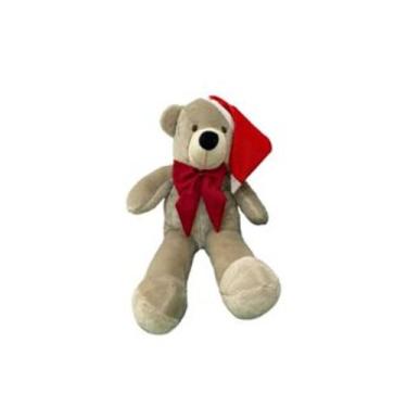 Imagem de Urso de Natal Teddy Natalino 70cm Acompanha Gorrinho-508 - Luck Baby, 
