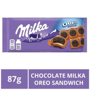 Imagem de Chocolate Milka, Oreo Sandwich, Barra 87g