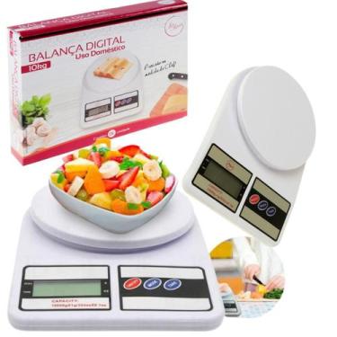 Imagem de Balança Digital Doméstica 10kg Cozinha Receitas Dietas - Zein