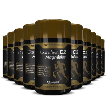 Imagem de 10X Cartflen C2 5 Tipos De Magnésios 60Caps Hf Suplementos