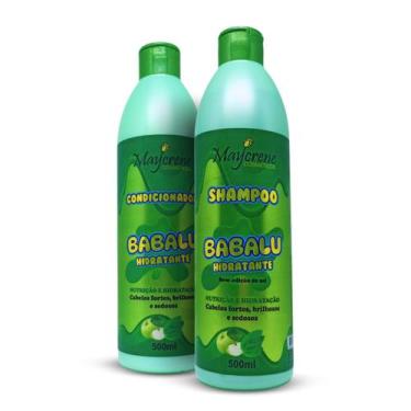 Imagem de Kit (Shampoo + Condicionador) Menta e Maçã Verde 2x500ml - Maycrene