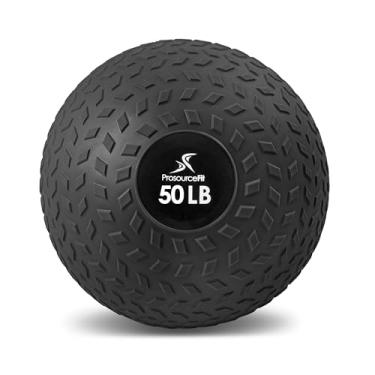Imagem de ProsourceFit Bolas para medicamentos Slam de 22,7 kg texturizadas para exercícios CrossFit, força e condicionamento, exercícios cardiovasculares e núcleo