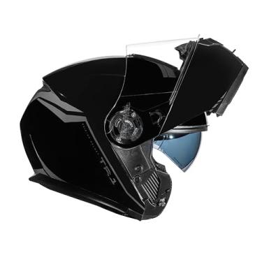 Imagem de Capacete Articulado Robocop Peels Tr1 Nkd Preto Escamoteavel (56)