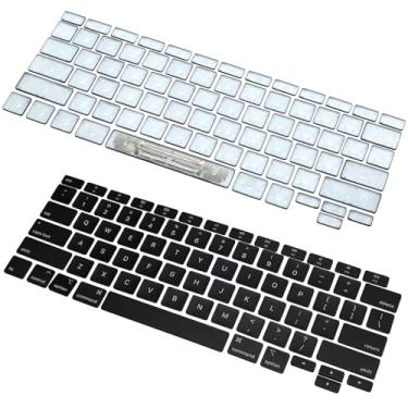 Imagem de HAWSON US A2179 Teclas de substituição para MacBook Air Retina 33.0 cm A2179 Key Cap 2019-2020 Ano EMC 3302 (preto)