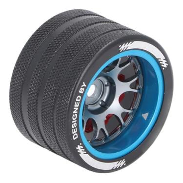 Imagem de Volante de Controle Remoto Leve Em Liga de Alumínio Com Freio a Disco Simulado, para SANWA MT41 MT51 M12 M17, FUTABA 4PX 7PX 10PX, NB4 (Azul)