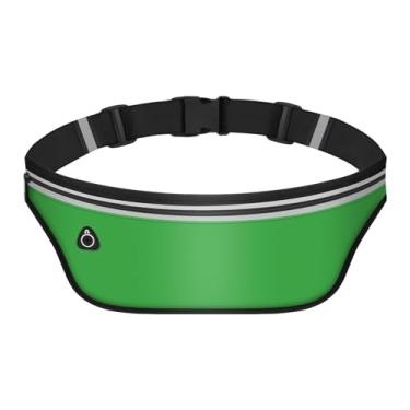 Imagem de Pochetes ultrafinas para mulheres e homens, cinto de corrida fino, bolsa de corrida, impermeável, cinto para dinheiro, Verde, Tendência