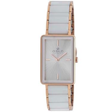 Imagem de Relógio Oslo Feminino Slim OLTSKS9T0004-S1SR Cerâmica