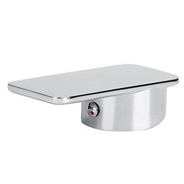 Imagem de Alça de Torneira de água de Liga de Zinco Com Revestimento Cromado Liso Ideal para Banheiro e Vaso Sanitário Conveniente para Substituição e Atualização de Vaso Sanitário de