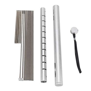 Imagem de Grelha de Acampamento, Compacta Portátil, Com Liga de Alumínio, Tubo Dobrável de Aço Inoxidável para Churrasco para Mochileiros Ao Ar Livre