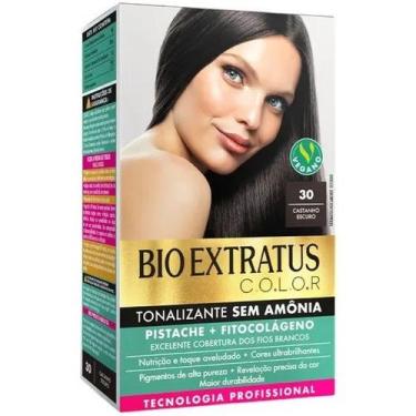 Imagem de Kit Tonalizante Bio Extratus 30 Castanho Escuro