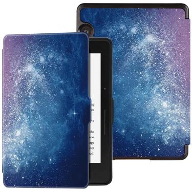 Imagem de Capa BOZHUORUI Slim para Kindle Voyage eReader em couro PU