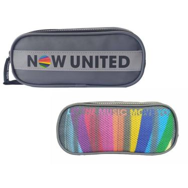 Imagem de Estojo Now United Dois Compartimentos Com Zíper