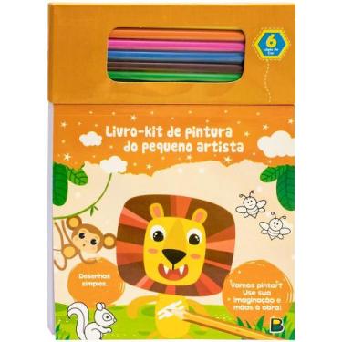 Imagem de Livro - Livro de Pintura do Pequeno Artista: Laranja