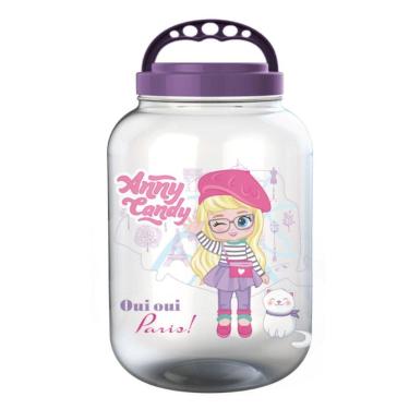 Imagem de Pote Porta Brinquedos Com Alça Anny Candy 2,9L Panamby
