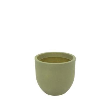 Imagem de Vaso Tramontina Laos Polietileno Verde Oliva 38cm Tramontina