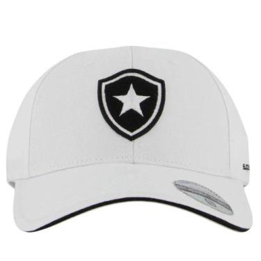 Imagem de Boné SuperCap Botafogo Escudo Bordado, Branco