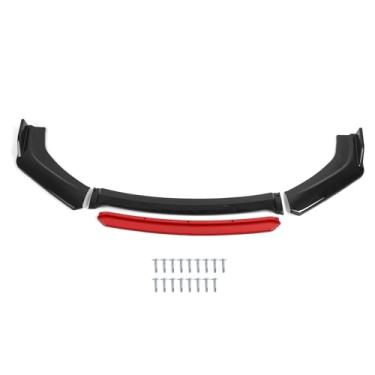 Imagem de Universal Front Bumper Lip Spoiler Chin Body Kit Proteção PP Auto Car Exterior Peças Aerodinâmicas