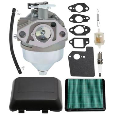 Imagem de Carburador GCV190 para Honda GCV190A GCV190LA cortador de grama HRX217 HRB217 motor de carburador substitui 16100-Z0Y-813 carburador com kit de ajuste de junta de filtro de ar