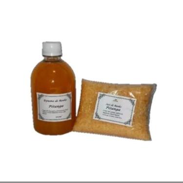 Imagem de Kit 1k Sais de Banho + 500ml Banho de Espuma - Pitanga - Athena Shoppi