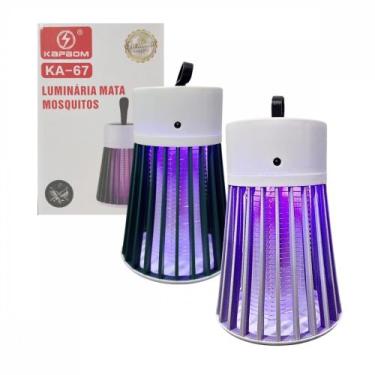 Imagem de Luminária Mata Mosquito Repelente Eletrônico Bivolt Portátil - Kapbom