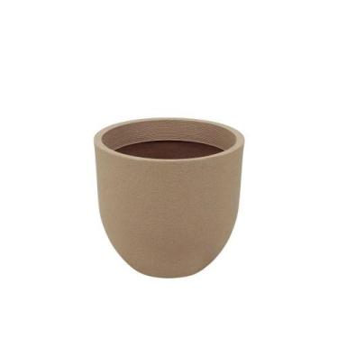 Imagem de Vaso Tramontina Laos Polietileno Granito Areia 45cm Tramontina