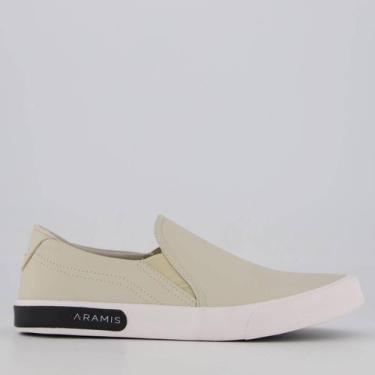 Imagem de Tênis Aramis Stripe Slip On Off White, 39