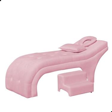 Imagem de Maca Estofada Estética Botonê 80 cm Sobrancelha Cilios - Fina Mobília,