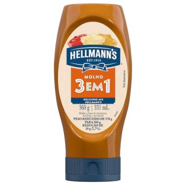 Imagem de Hellmann's Molho 3 em 1 à Base de Maionese, Ketchup e Mostarda Squeeze 360g