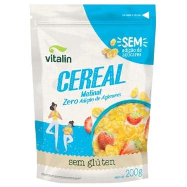 Imagem de Cereal Matinal Zero Açúcar Sem Glúten Vegano Vitalin 200G