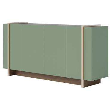 Imagem de Aparador para Sala Buffet Ambiente Copacabana Hortelã Amêndoa – Colibri