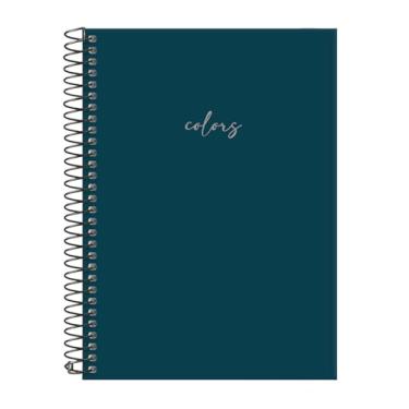 Imagem de Caderno Colegial Solid Colors Petróleo 15 Matérias